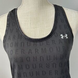 Women's Under Armour Black/Gray Loose Tank Top